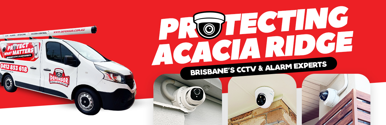 Defensor Security vehicle parked outside a Brisbane home during a CCTV installation for residential and business protection.