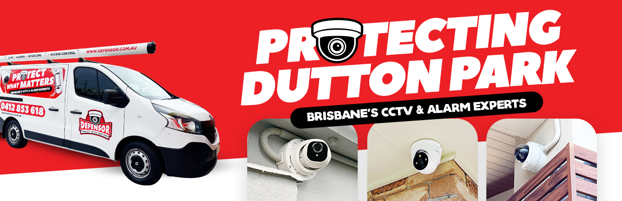 Defensor Security vehicle parked outside a Brisbane home during a CCTV installation for residential and business protection.