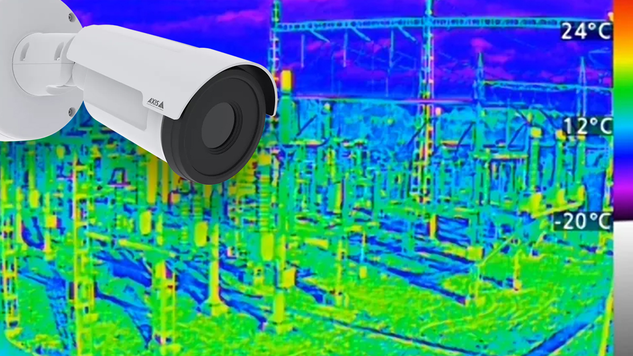 Axis thermal camera monitoring temperature in Brisbane  