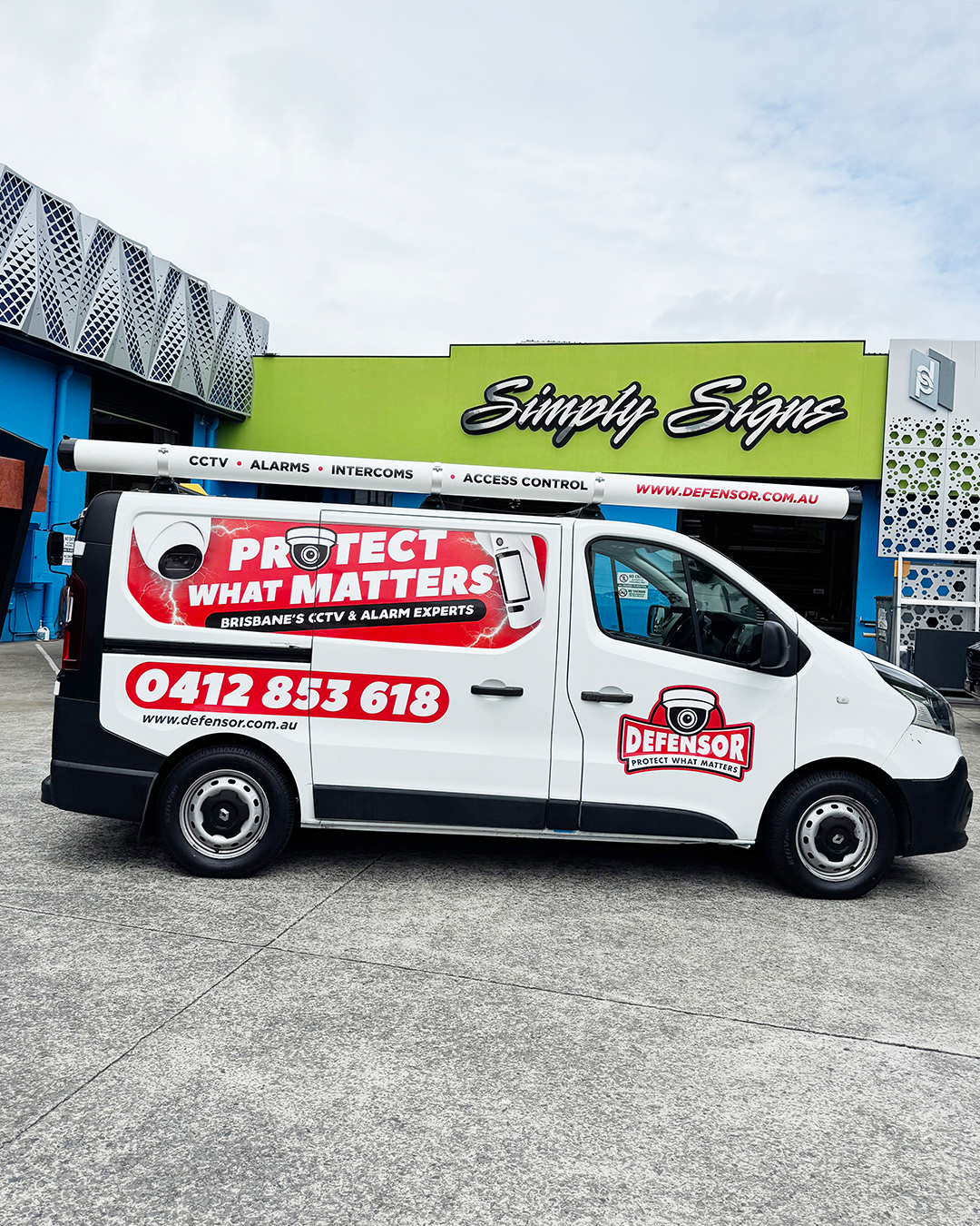 Defensor Company New Signage for the Defensor Van – Thanks to Two Great Local Businesses ...
