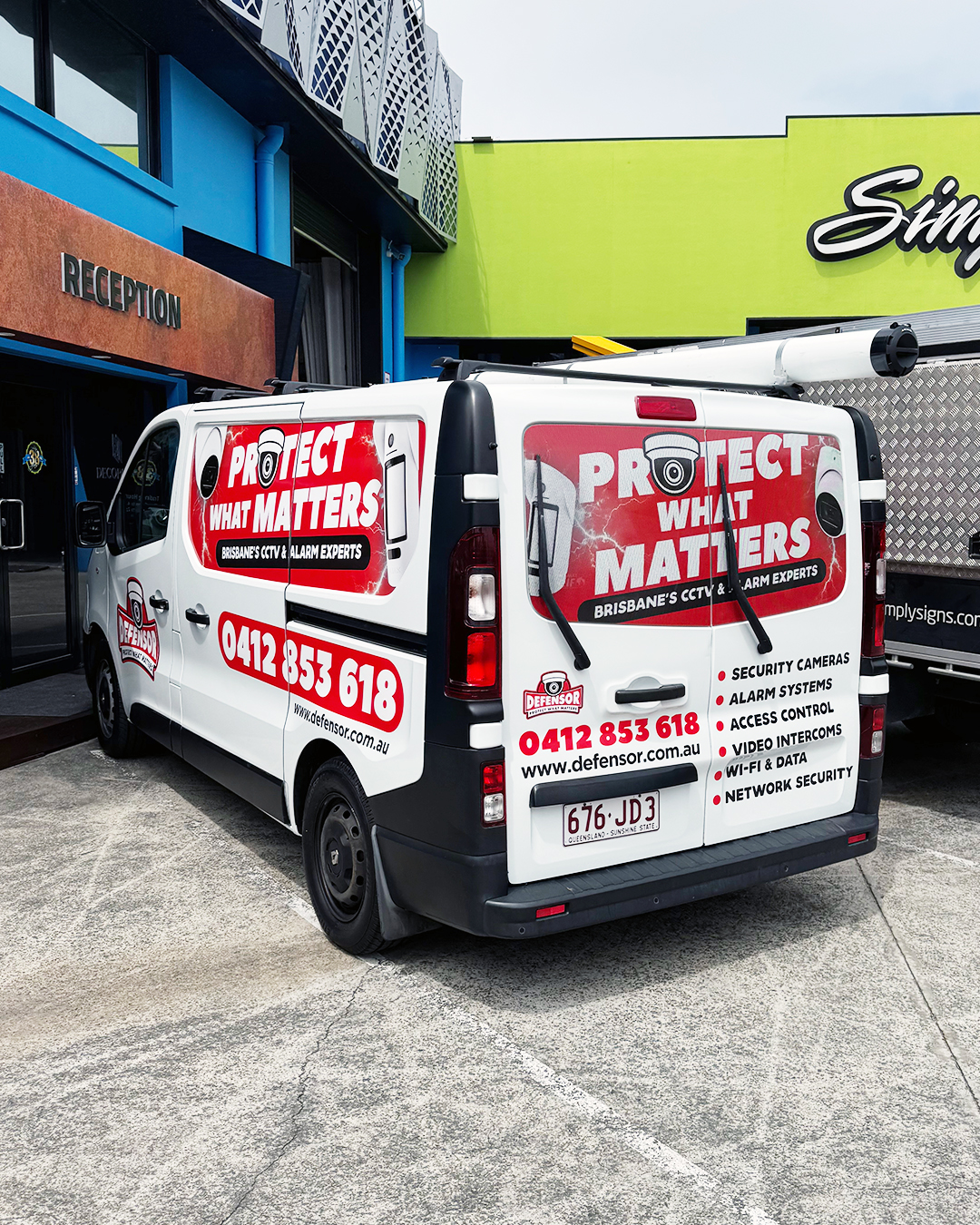 Defensor Company New Signage for the Defensor Van – Thanks to Two Great Local Businesses ...