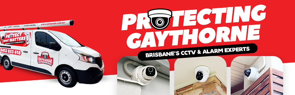 Defensor Security vehicle parked outside a Brisbane home during a CCTV installation for residential and business protection.