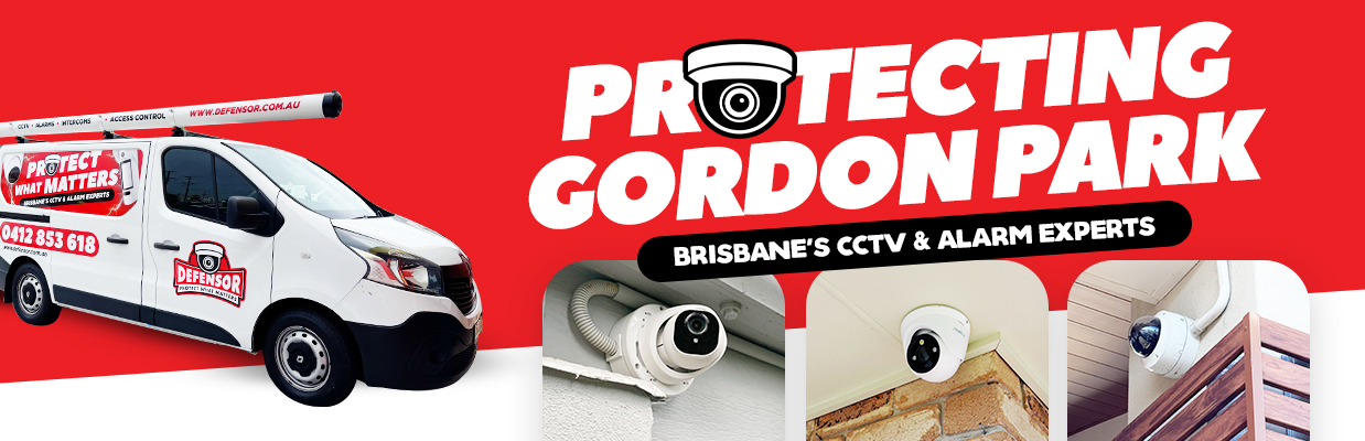 Defensor Security vehicle parked outside a Brisbane home during a CCTV installation for residential and business protection.