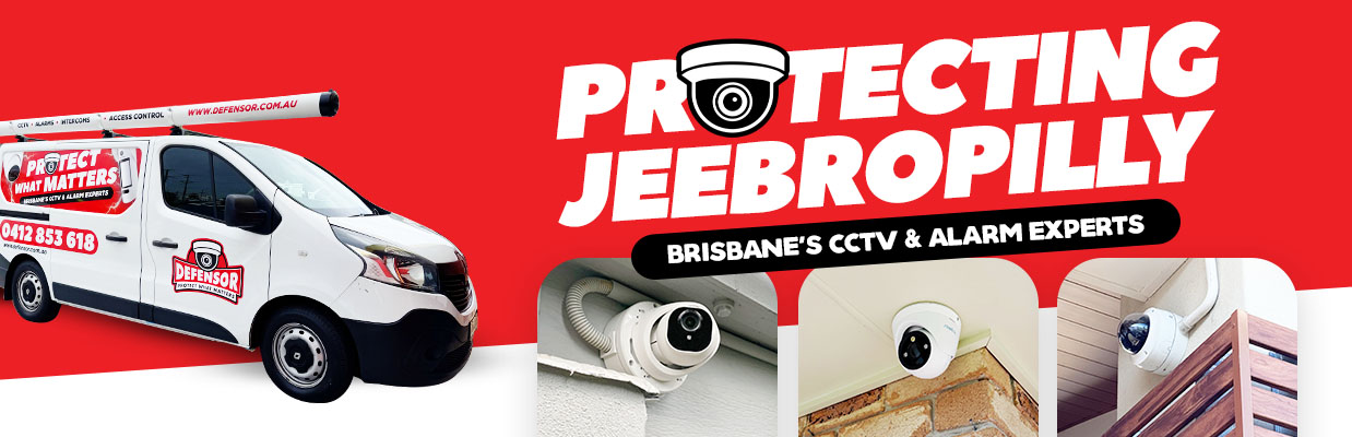 Defensor Security vehicle parked outside a Brisbane home during a CCTV installation for residential and business protection.