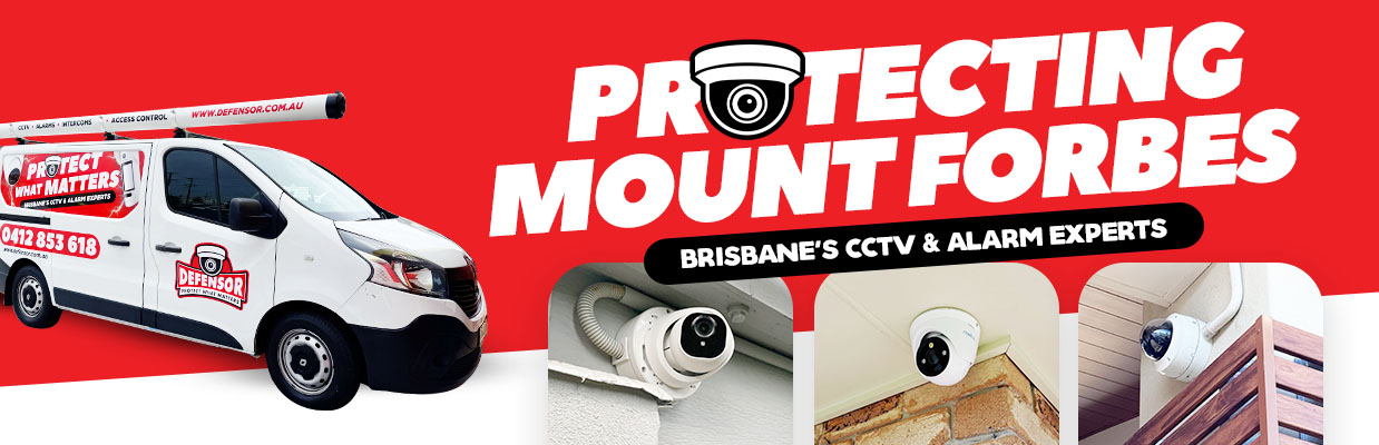 Defensor Security vehicle parked outside a Brisbane home during a CCTV installation for residential and business protection.