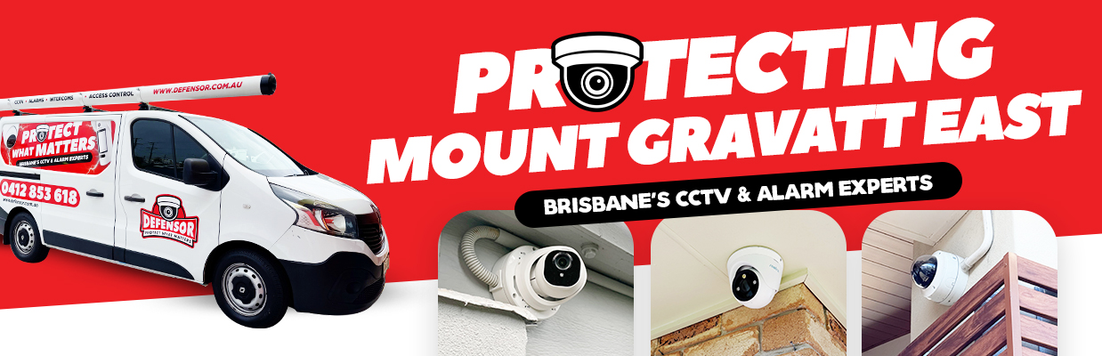 Defensor Security vehicle parked outside a Brisbane home during a CCTV installation for residential and business protection.