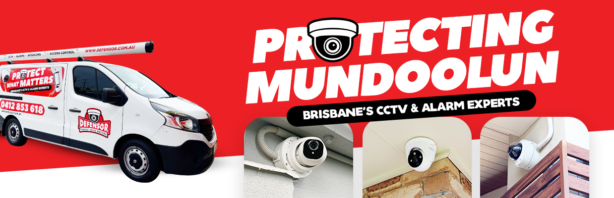 Defensor Security vehicle parked outside a Brisbane home during a CCTV installation for residential and business protection.