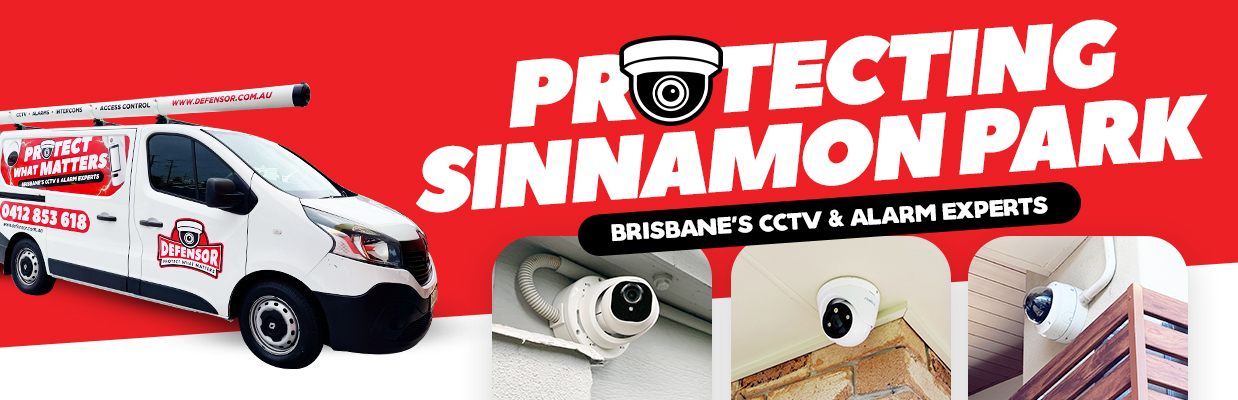 Defensor Security vehicle parked outside a Brisbane home during a CCTV installation for residential and business protection.